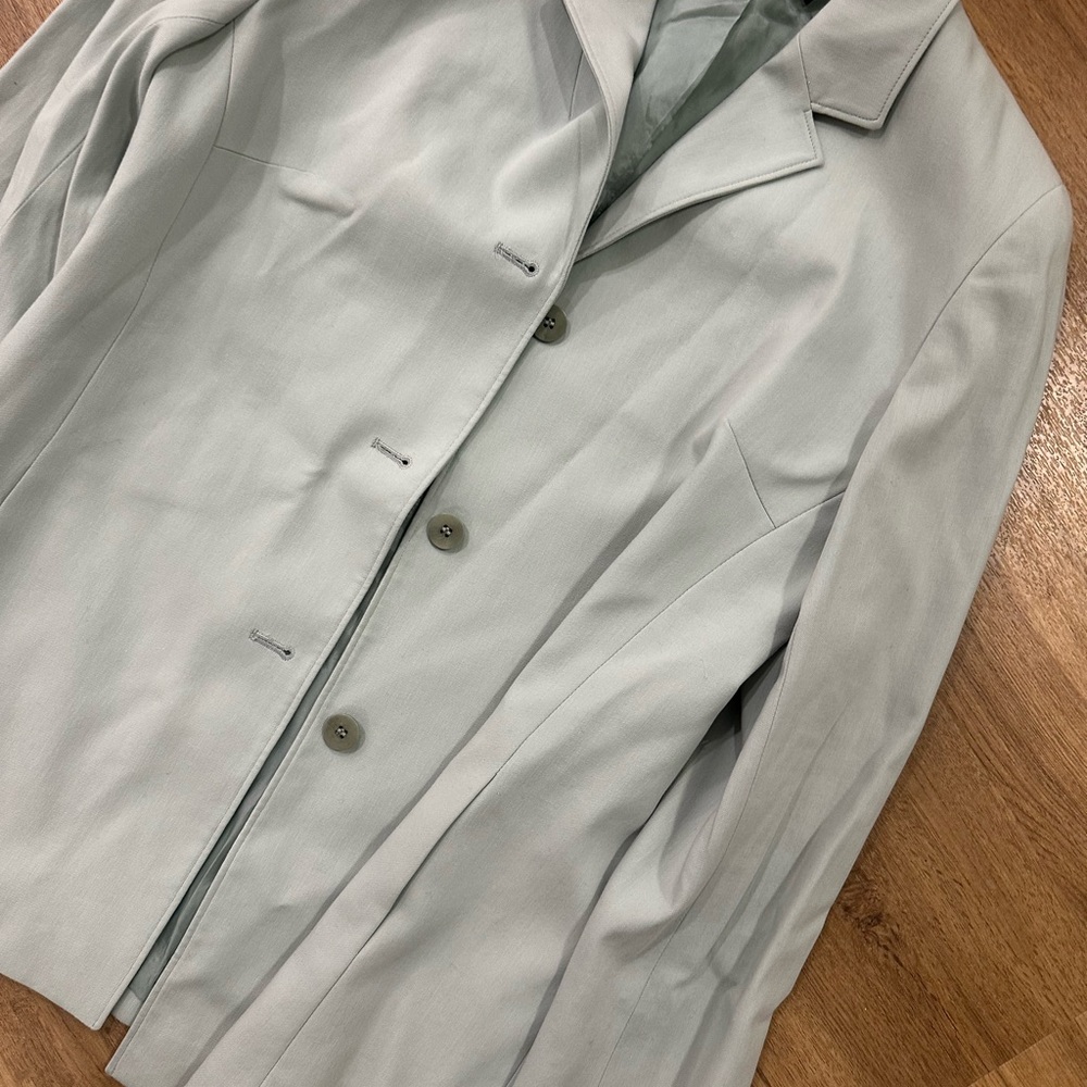 Lafayette 148 New York Light Gray Jacket